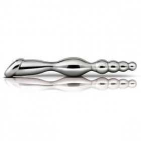 Metal Worx Slim Fave Double Dildo L.24.1cm Steel Sexy Shop