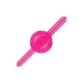 4 Bead Anal Dildo Fluorescent Pink D.1.3-2.8cm - L.27.5cm Sexy Shop