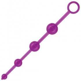 4 Bead Anal Dildo Purple Colour D.1.3-2.8cm L.27.5cm Sexy Shop