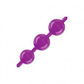 10 Bead Anal Dildo Purple Colour L.31cm D.0,9-2,3cm Sexy Shop