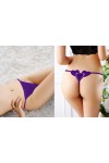 Mini perizoma sexy con cuoricini Slip Viola