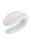 Satisfyer Double Joy Con APP Bianco Vibratore Massaggiatore