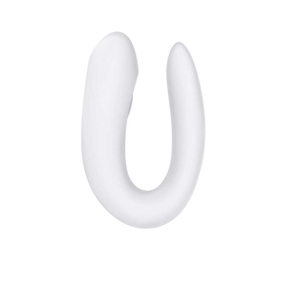 Satisfyer Double Joy Con APP Bianco Vibratore Massaggiatore