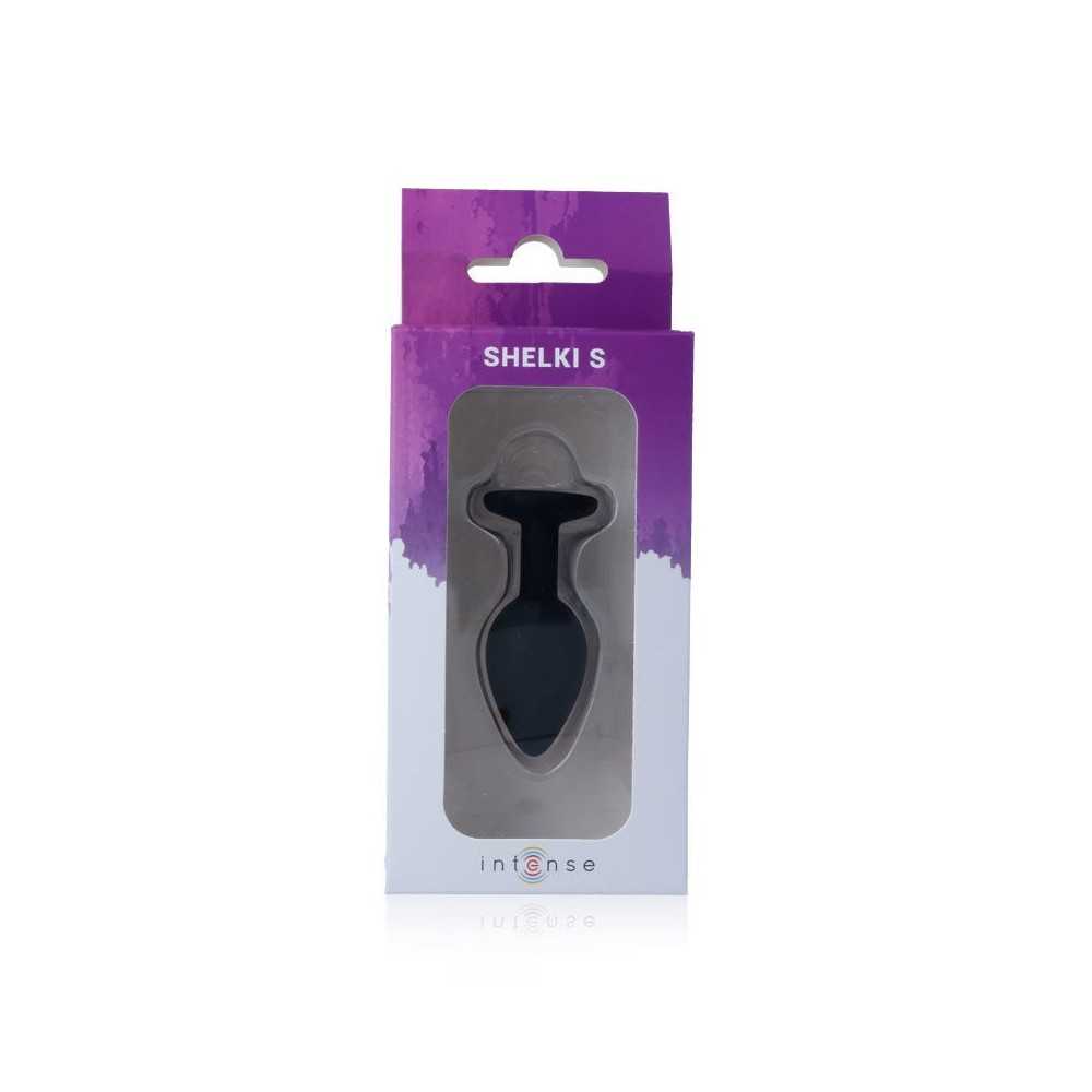 Intense Shelki S Plug Anale Nero 2,8x7,2cm