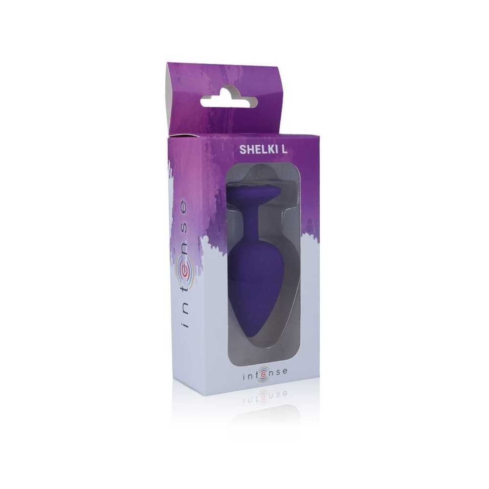 Intense Shelki L Plug Anale Viola 4,4 x 9,2 cm