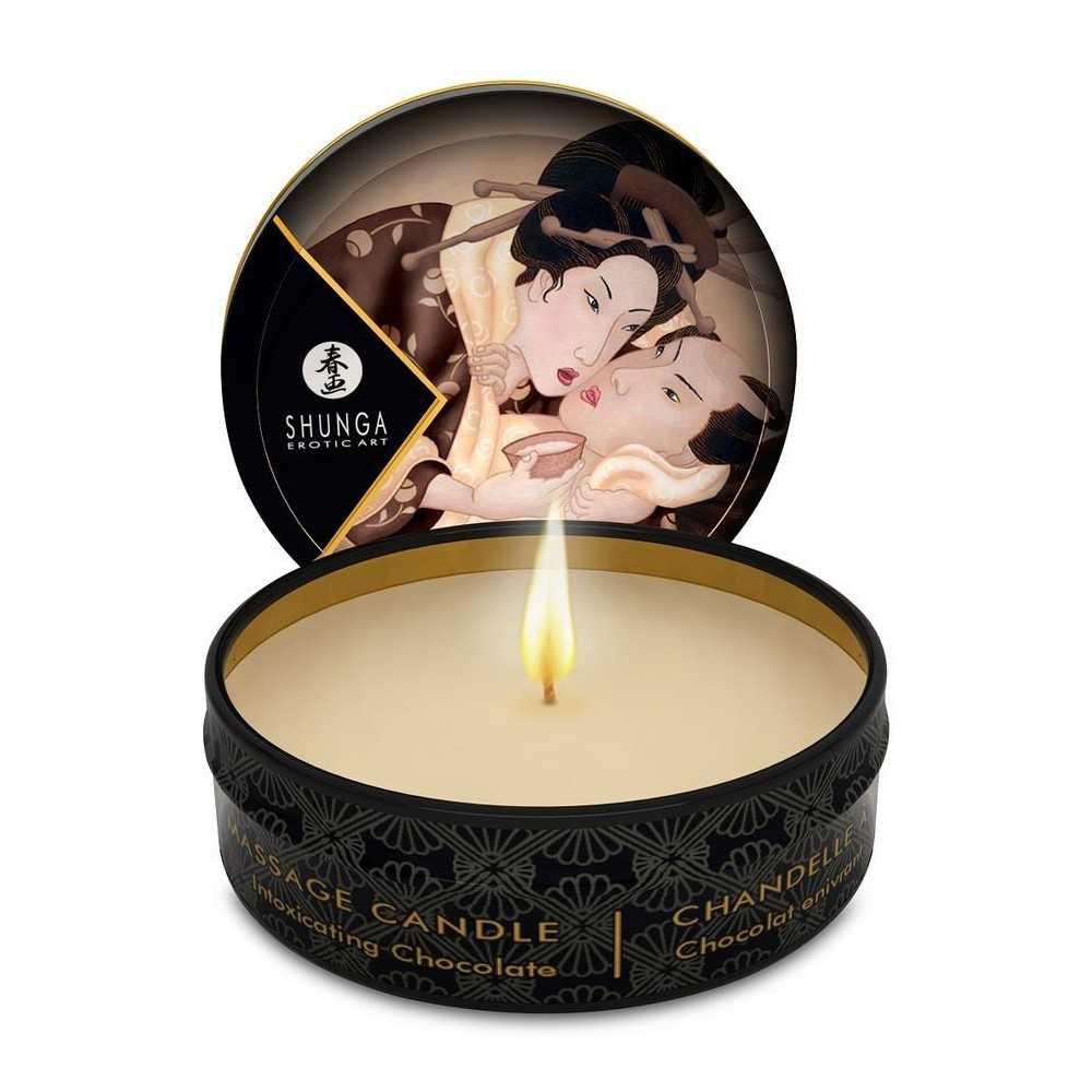 Mini Caress by Candlelight Massage Candle Chocolate