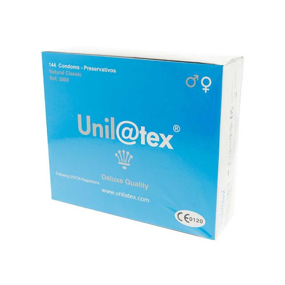 Unilatex Preservativi Naturali Confezione da 144 pezzi 18 cm x 5,4 cm