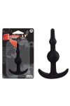 Fallo Anale Smiling Butt Plug 3.5 Black Silicone D.2-3cm L.9cm