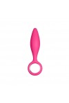 Choke 5" Pink Silicone Anal Plug L.13cm