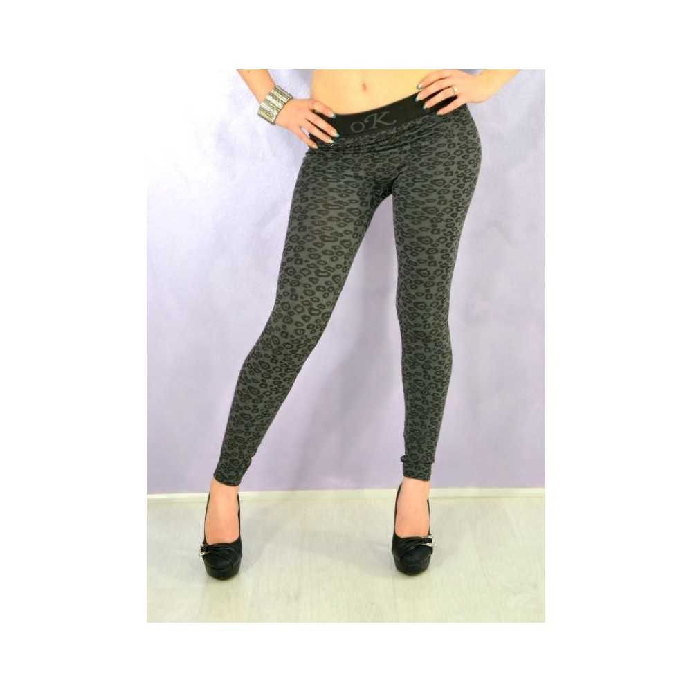 Sexy black and grey speckled leggings Sexy Shop Black One Size