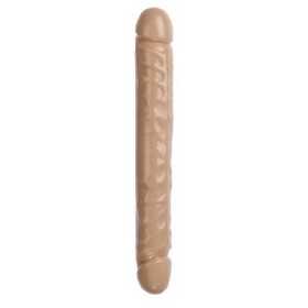 Double Header 12'' Dildo White PVC L.30.5cm D.4.1cm