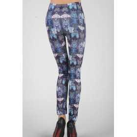 Leggings with butterfly and floral print Sexy Shop One Size