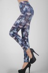 Leggings con Farfalle e Motivi Floreali