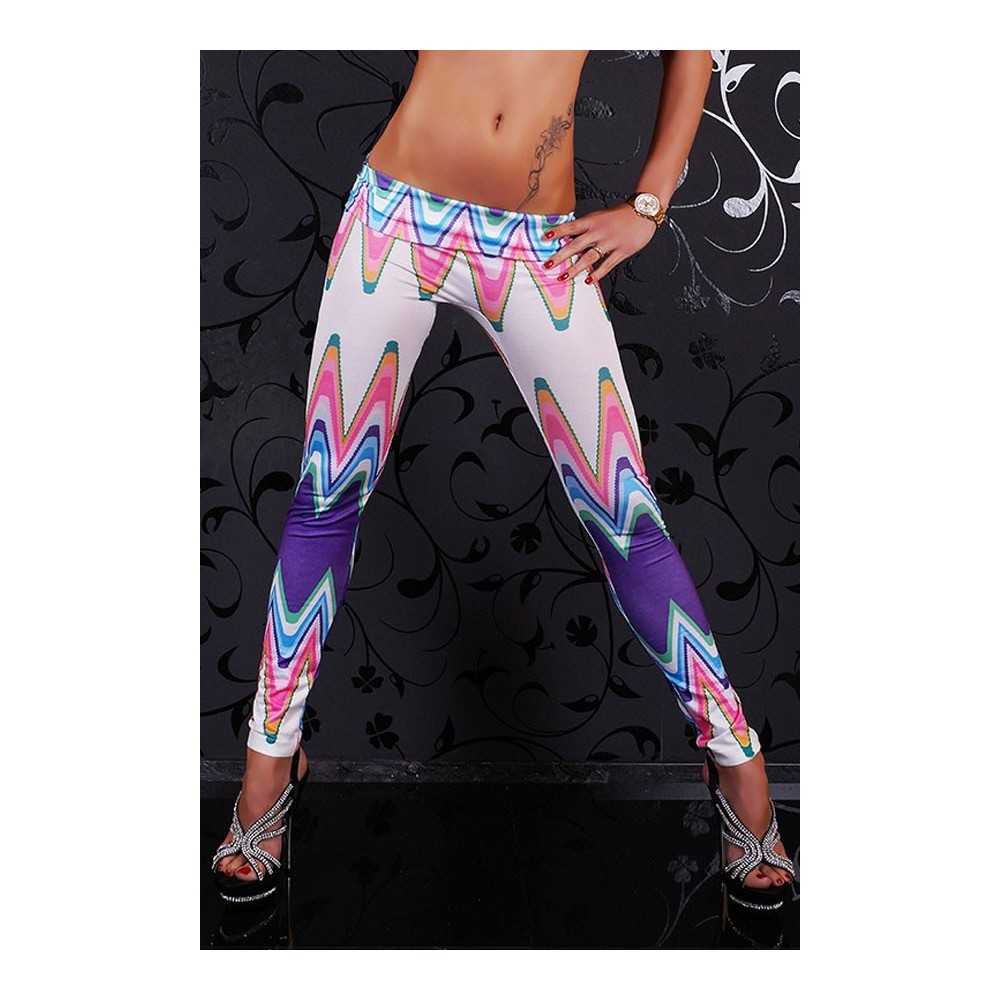 Leggings Pantaloni elasticizzati multicolore Yoga Sport Classici