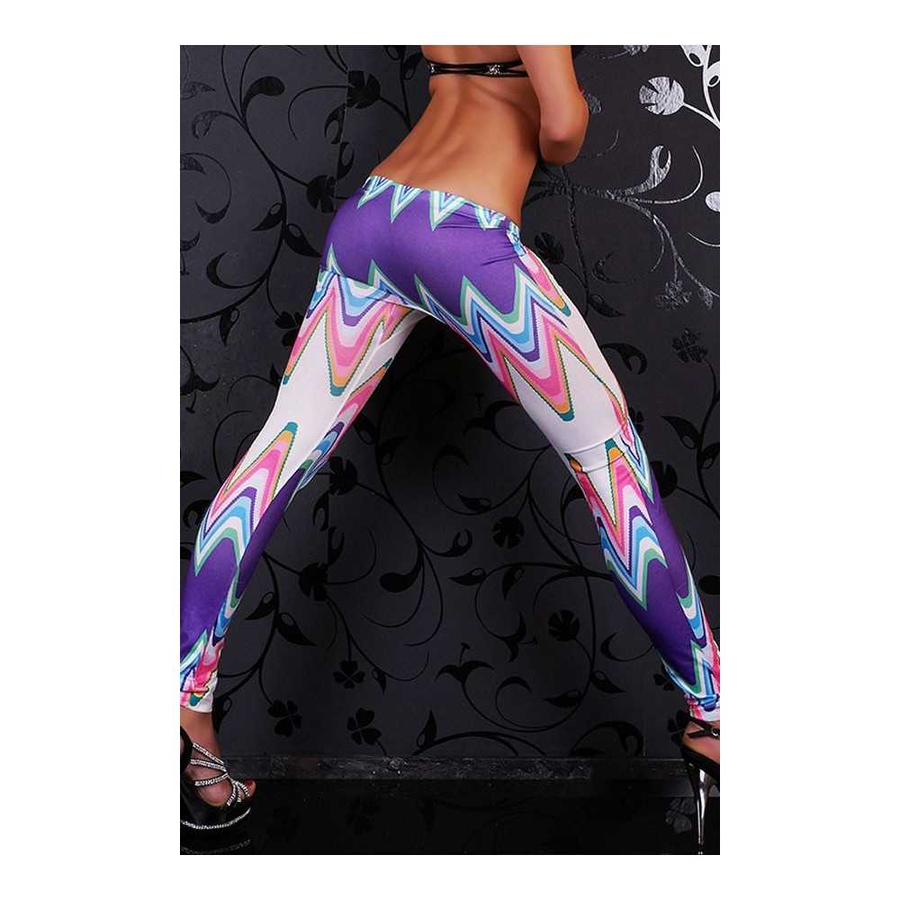 Leggings Pantaloni elasticizzati multicolore Yoga Sport Classici