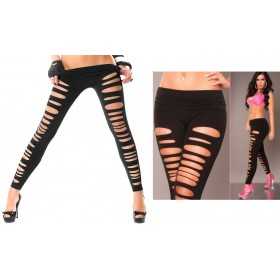 Sexy ripped leggings Black One Size