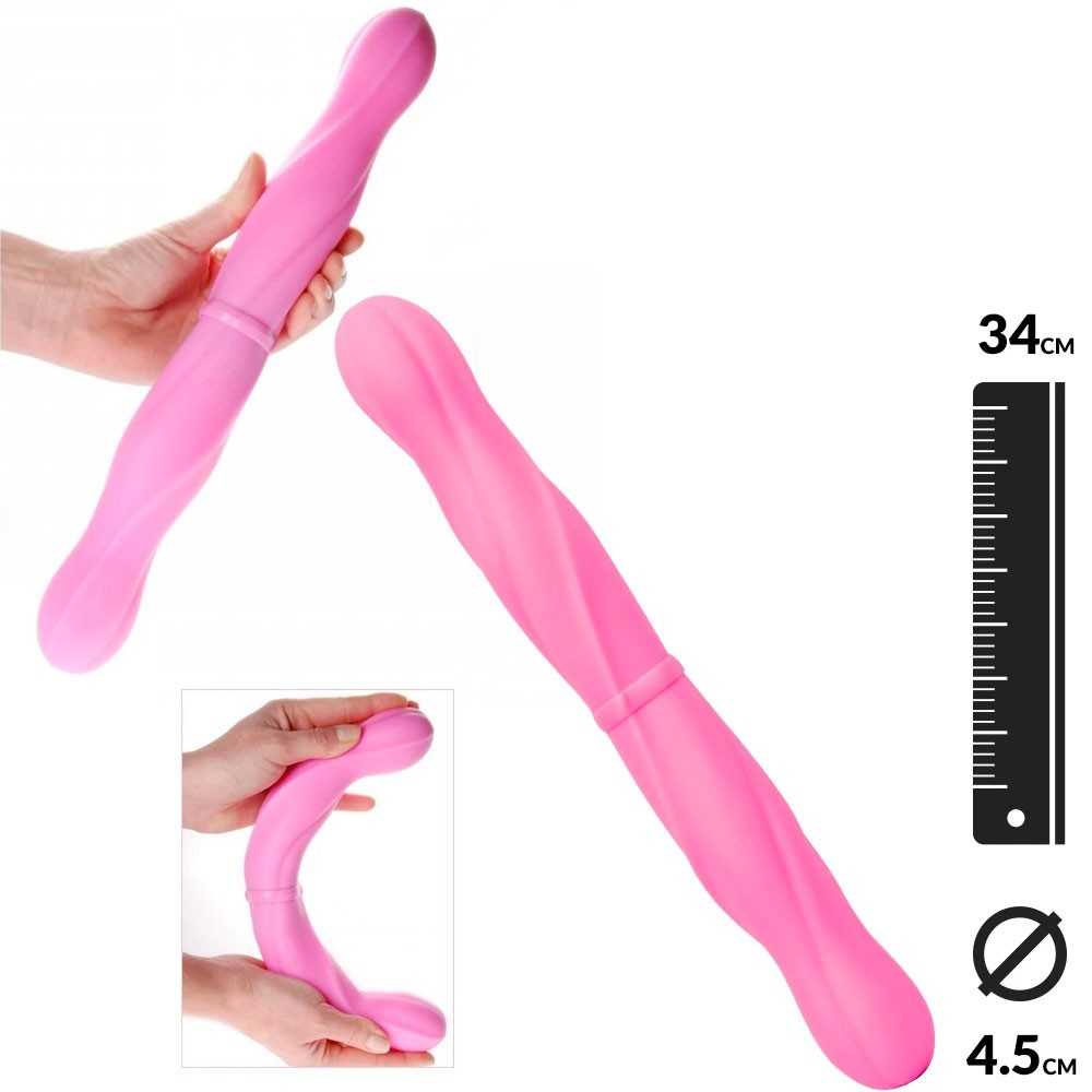 Fallo Doppio Vibe Theraphy Discover Dong Pink Ø3,5-4,5cm