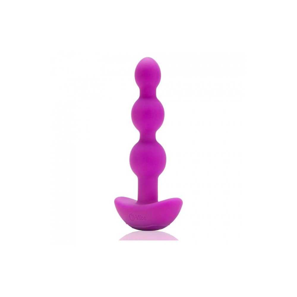 B-Vibe Triplet Anal beads Fuchsia 5.4” x 1.2” @DIR