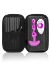 B-Vibe Triplet Anal beads Fuchsia 5.4” x 1.2”   @DIR