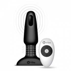 B-Vibe Rimming Remote Control Plug 2 Black @DIR
