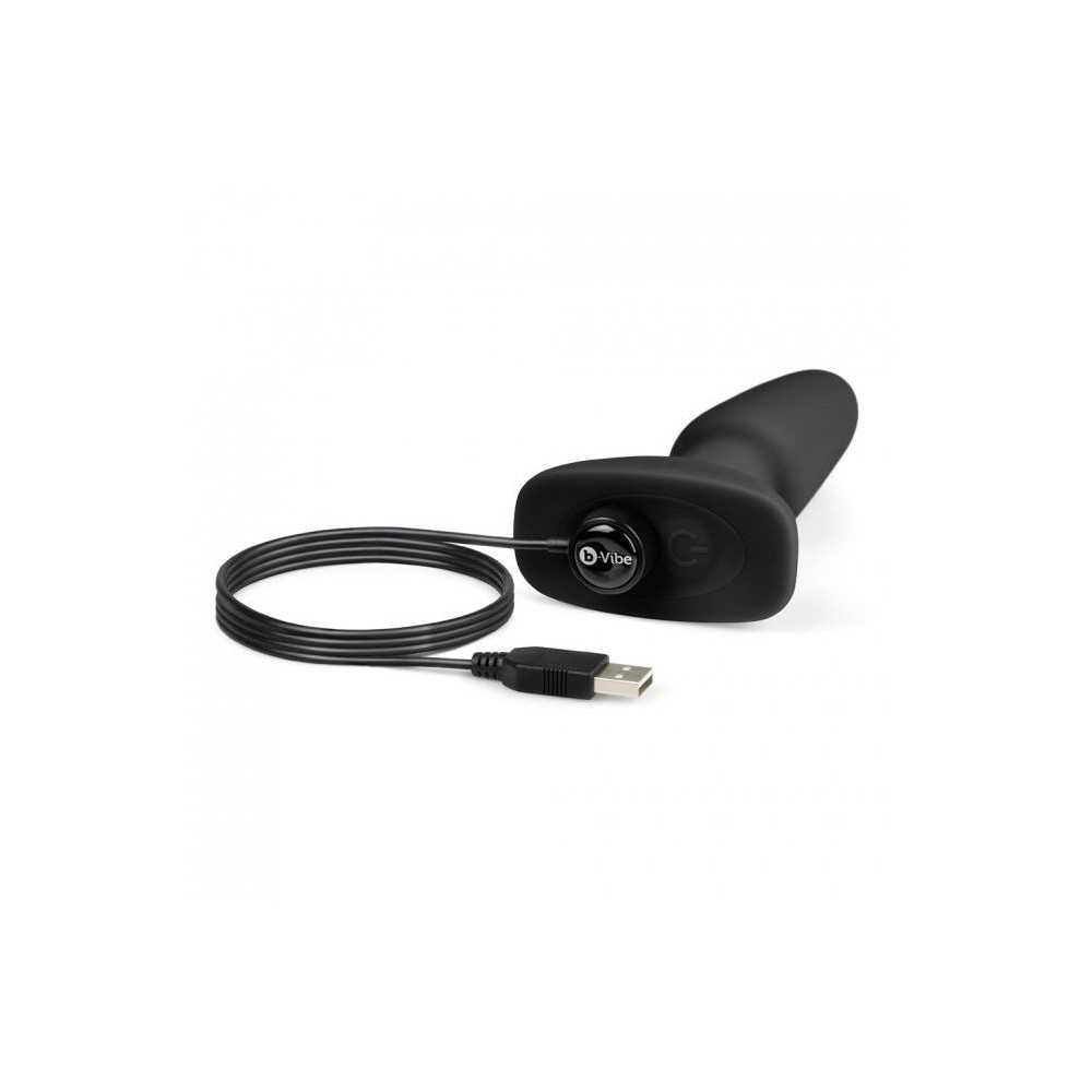 B-Vibe Rimming Remote Control Plug 2 Black   @DIR