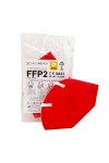 100 Italiamedica RED FFP2 PPE Masks CE2841 Certified Cat.III Made in EU