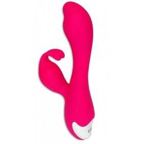 Vibrator with Clitoral Stimulator L.19.4cm D.3.7cm