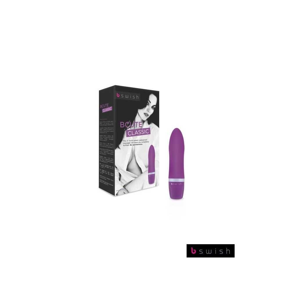 Classic B Swish Bcute Vibrator L.10cm D.2cm Purple