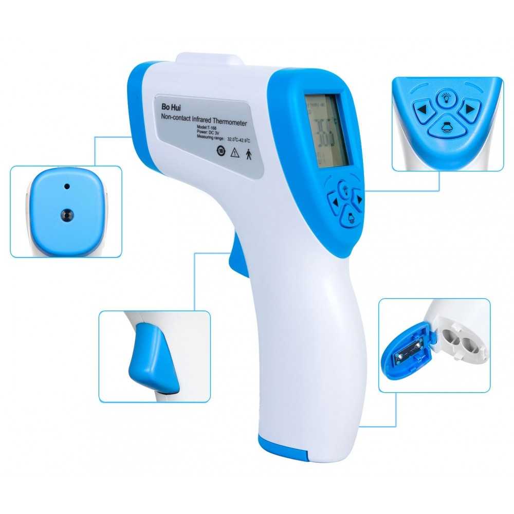 Non-Contact Forehead Infrared Thermometer 160x100x40mm