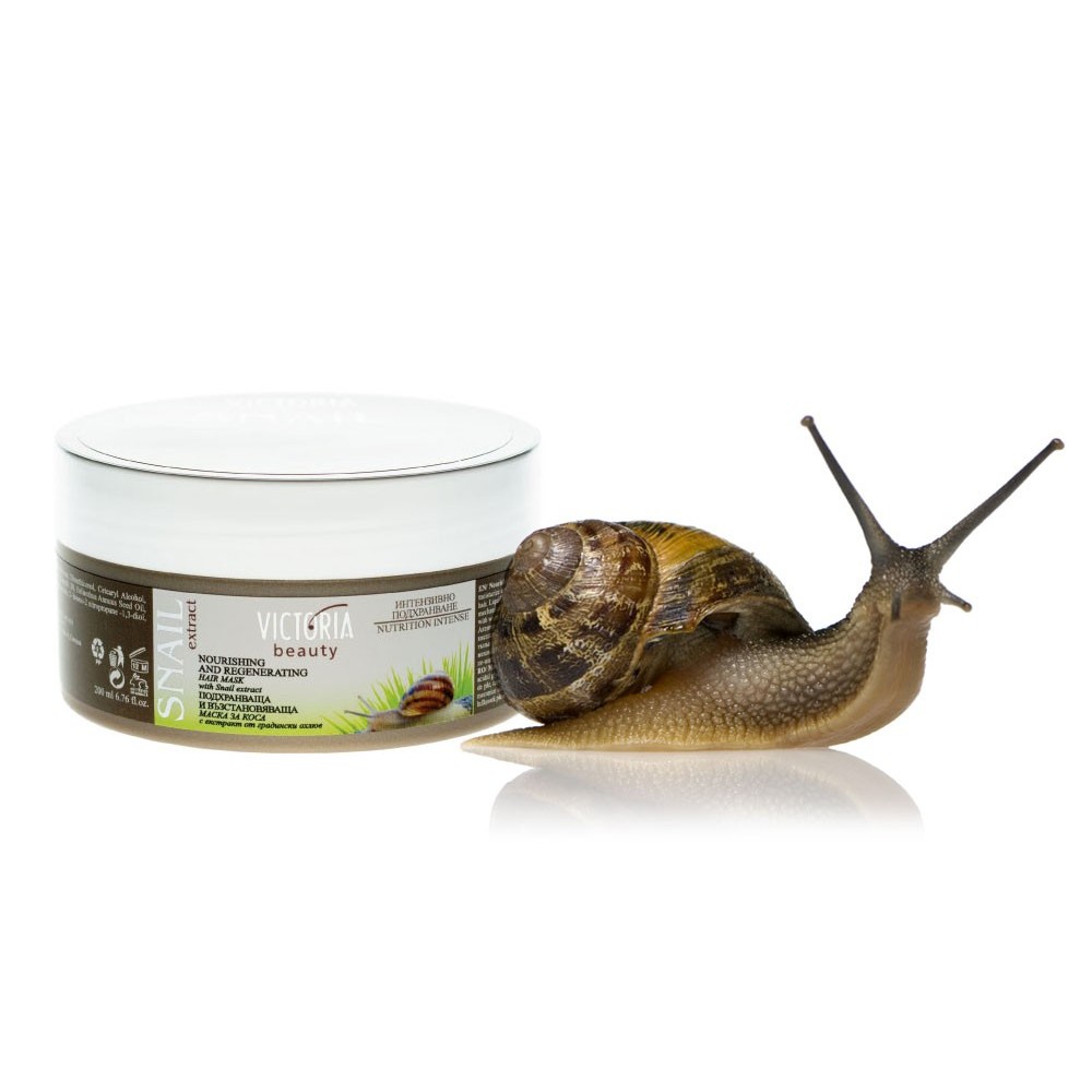 Maschera Capelli alla bava di lumaca 200ml Snail Extract Victoria Beauty