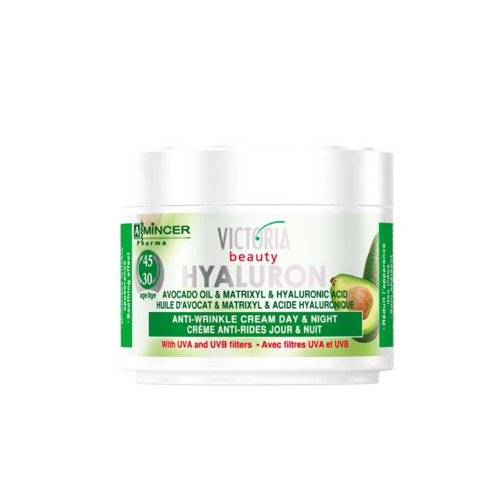 Crema Viso Olio di Avocado e Acido Ialuronico 30-45 Victoria Beauty