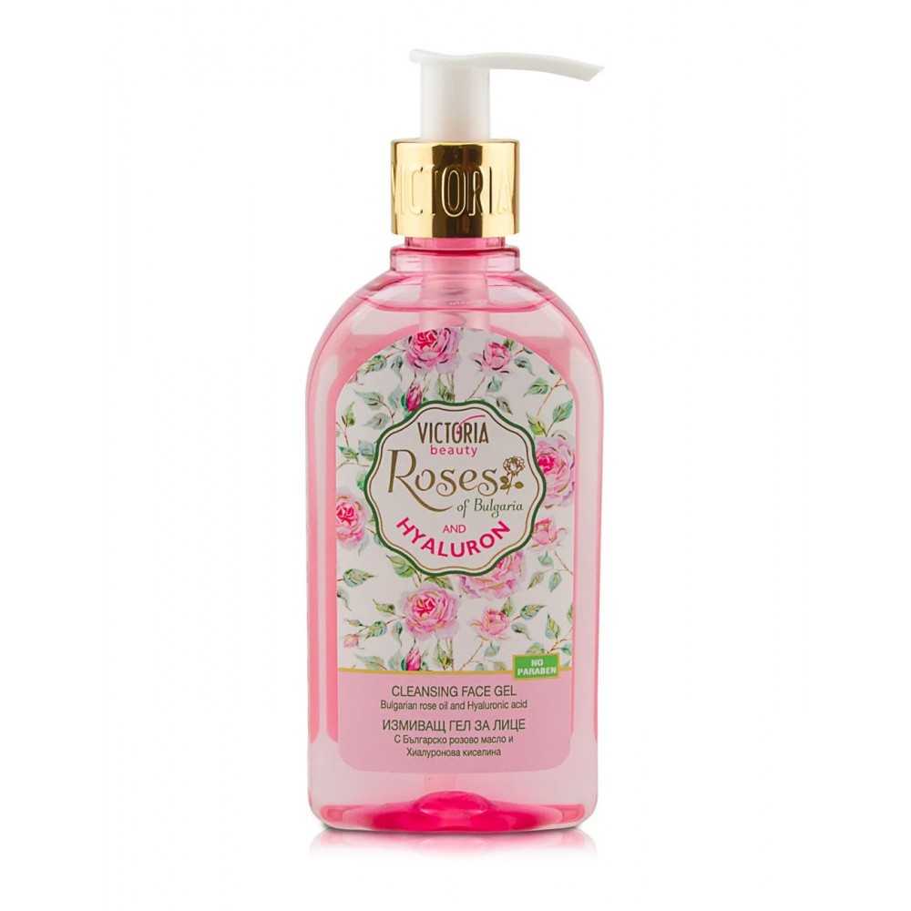 Cleansing gel for face with rose oil 200ml Victoria Beauty