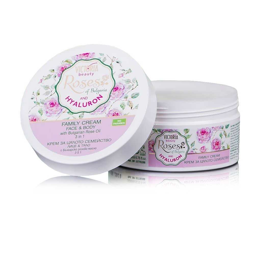 Family Cream Face & Body with Rose oil 200ml Victoria Beauty