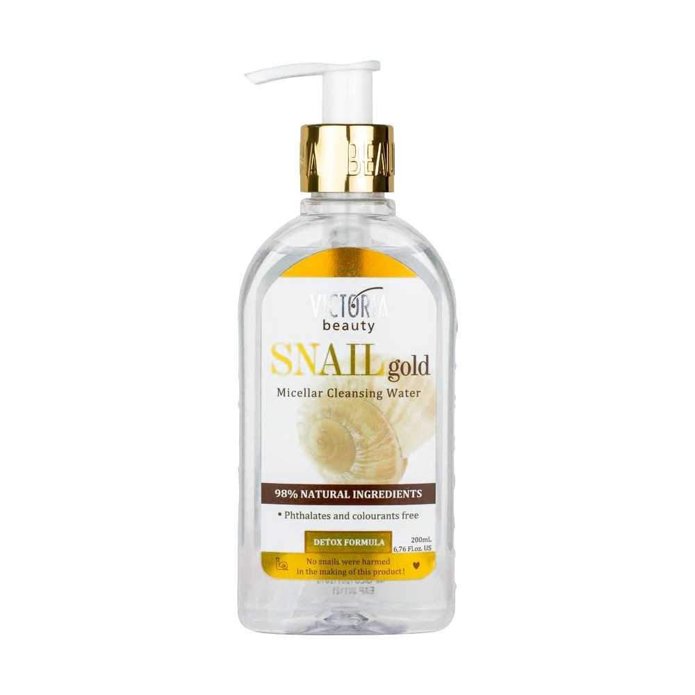 Micellar Cleansing Water with Snail Extract & Argan Oil 200ml Victoria Beauty