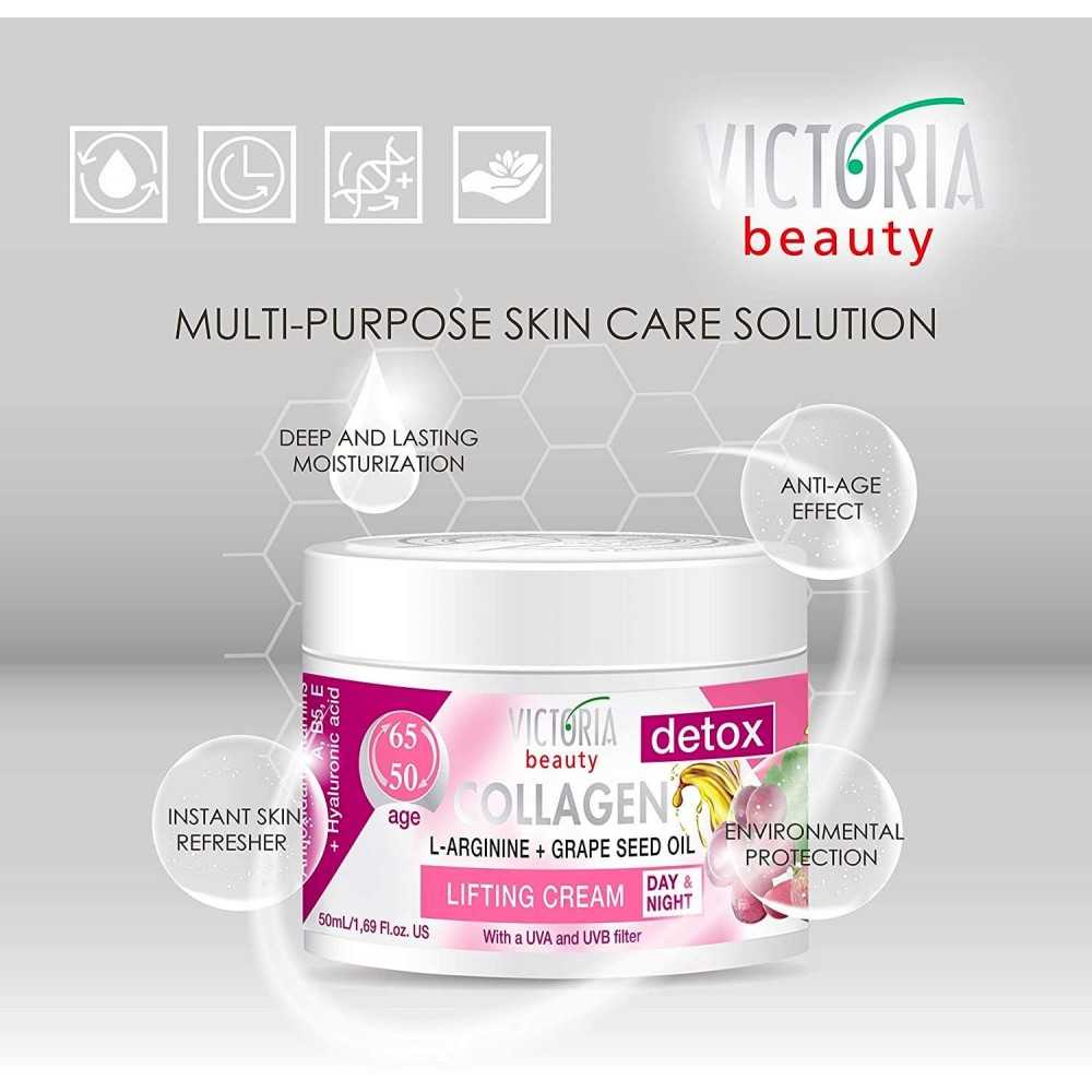 Lifting Face Cream with Grape Seed Oil & L-Arginine 50-65 Victoria Beauty