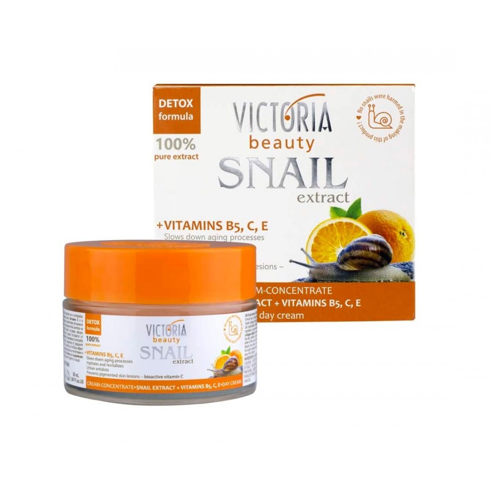 Crema Giorno alla bava di lumaca con Vitamini 50ml Snail Extract Victoria Beauty