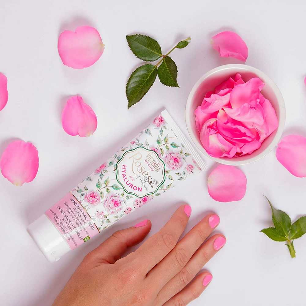 Crema mani e unghie con olio di rosa 100ml Victoria Beauty