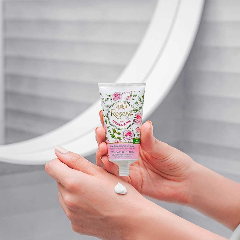 Crema mani e unghie con olio di rosa 50ml Victoria Beauty