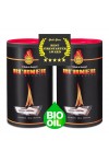 Kit Burner Firestarter Accendifuoco BIO OIL 200 Bustine per Barbecue Camino Stufa