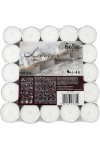 Hofer Living Tealight Unscented Candles 4h 100Pcs White