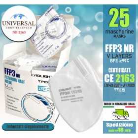 CRDLIGHT 25 FFP3 Masks CE2163 Certified PPE EN149:2001+A1:2009