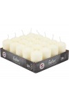 Hofer Non-drip Pillar Candles 4x7cm 7h Box of 20Pcs Ivory