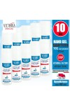 10 Antibacterial Hand Gel Sanitizer 30ml Victoria Beauty