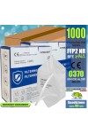 1000 FFP2 Protection Masks CRDLIGHT CE0370 Certified PPE EN149:2001+A1:2009