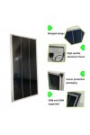 100W 12V Monocrystalline Photovoltaic Module Solar Panel