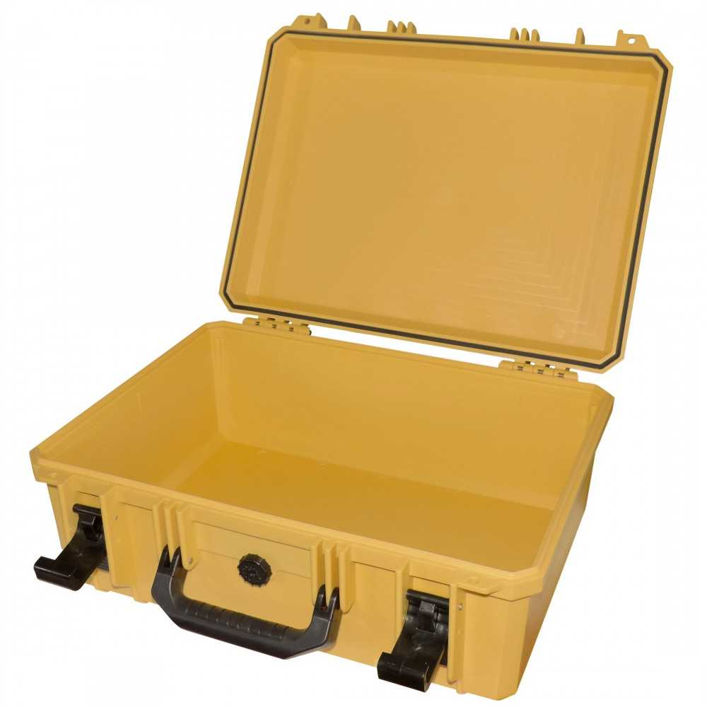 Yellow Watertight Case Empty 50x41x20cm