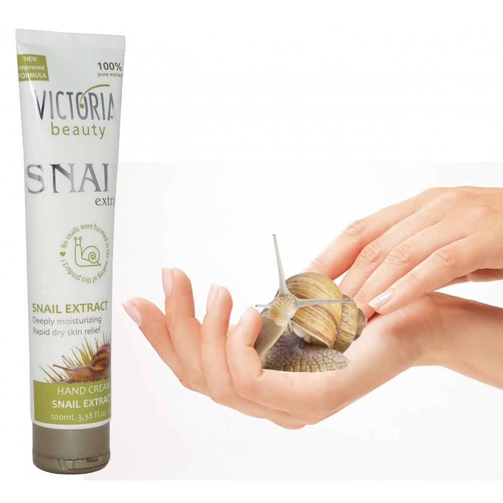 Crema Mani alla bava di lumaca 100ml Snail Extract Victoria Beauty
