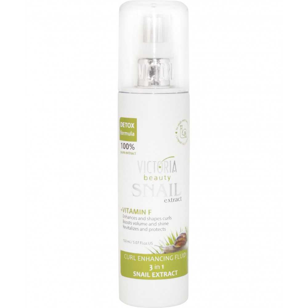 Curly Hair Enhancing Fluid with Snail Extract 150ml Victoria Beauty