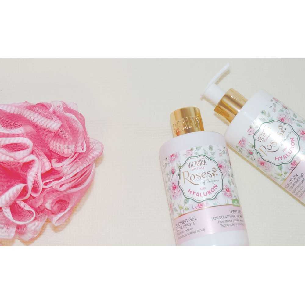 Gift Set Rose of Bulgaria Body Lotion and Shower Gel Victoria Beauty