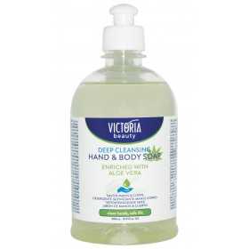 Liquid Soap Deep Cleansing with Aloe Filler 500ml Victoria Beauty